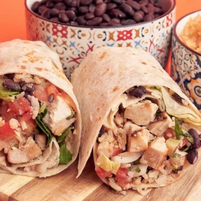Kids Chicken Burrito.