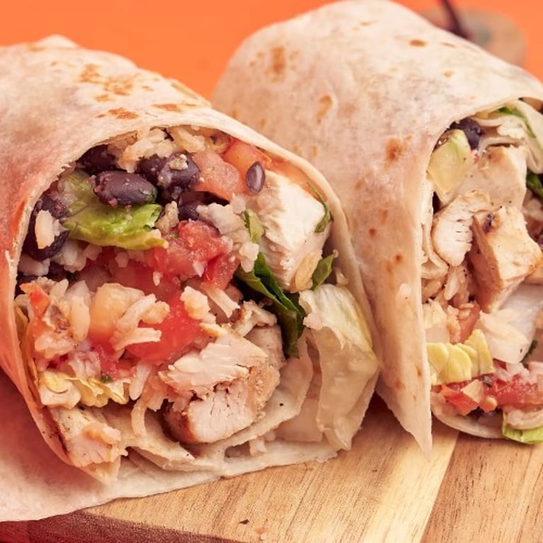 Delicious Chicken Burrito Awaits
