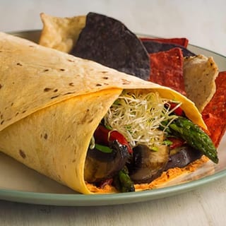 Mixed Veggies & Goat Cheese Burrito