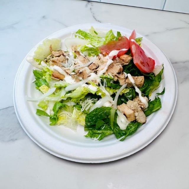 Chicken Caesar Salad.