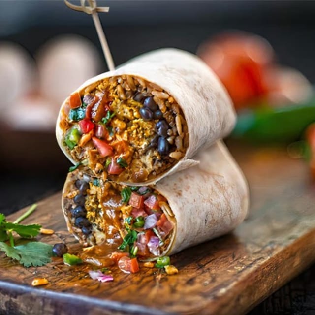 Mesquite BBQ Burrito.